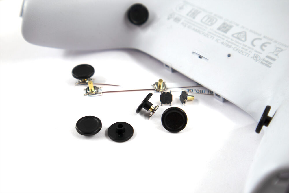 ps5 paddle buttons backbuttons switch cap metal black