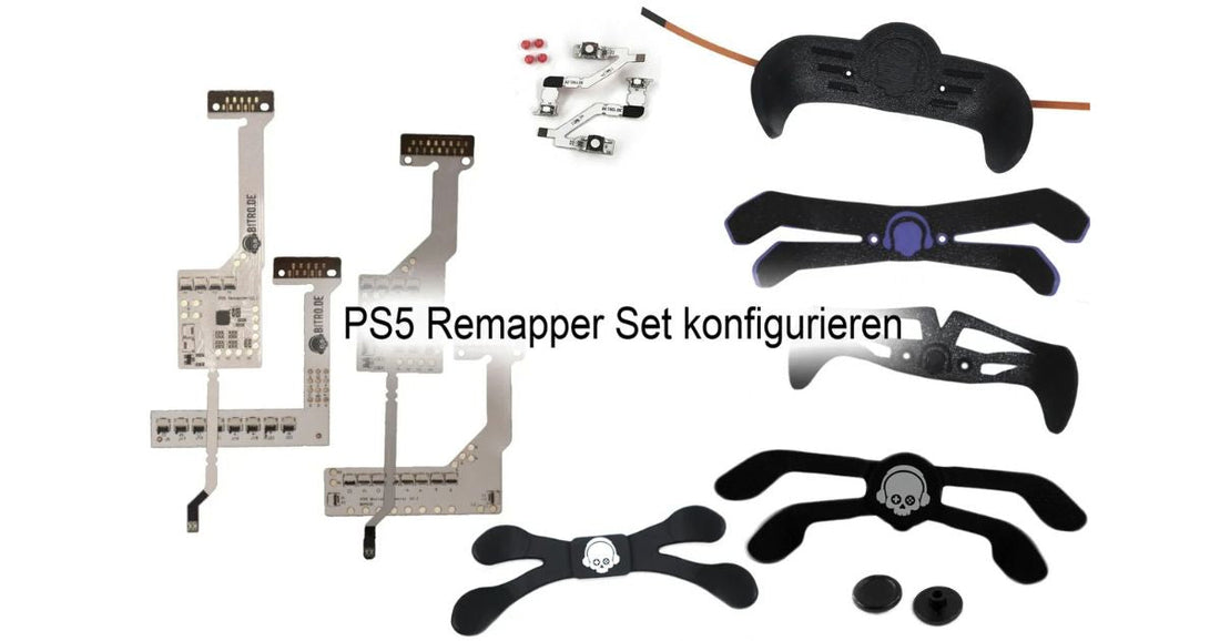 PS5 Controller Paddles Set mit Remapper