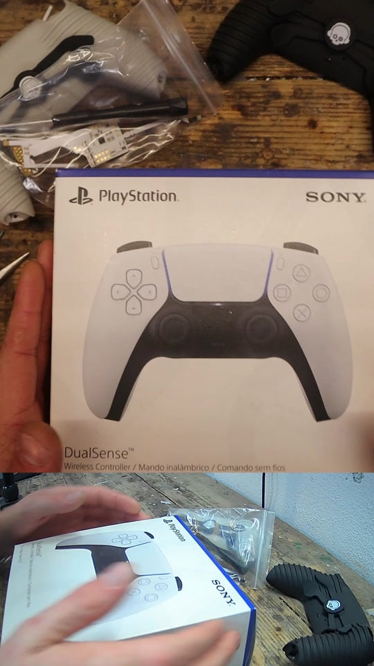 Einbau des Anubis 4er Paddle ModKits und Remappers in einen PS5 DualSense Controller