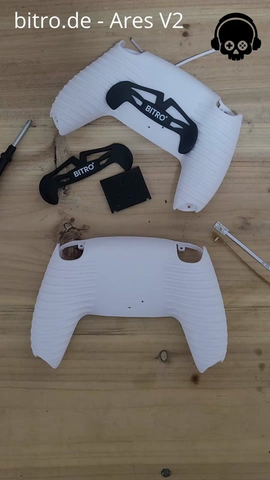 Ares V2 Paddle Einbau in PS5 Controller Rückschale