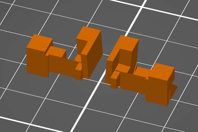 Trigger Einsätze 3D Modell BDM040