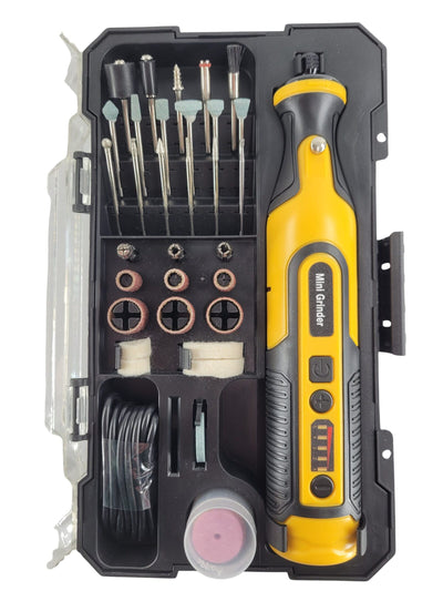 Bohr & Schleifmaschine 7.2V Akku mit 45 Teilen