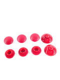 Acht rote Swap Stick Aufsätze und Basen für PS5 Controller