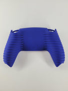Blaue PS5 Controller Rückschale mit Softtouch Oberfläche und Grip Rillen