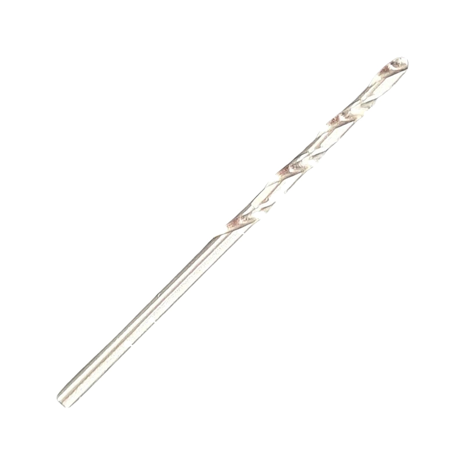 Detailansicht der Bohrspitze und Schneide des 2.5mm Bohrers