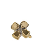 Goldfarbenes lackiertes Steuerkreuz Ersatzteil mit zentraler Metallachse für PS5 Controller
