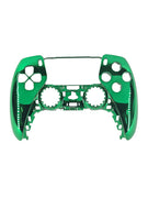 Grünes Chrom Frontgehäuse für PS5 Controller mit spiegelnder Oberfläche