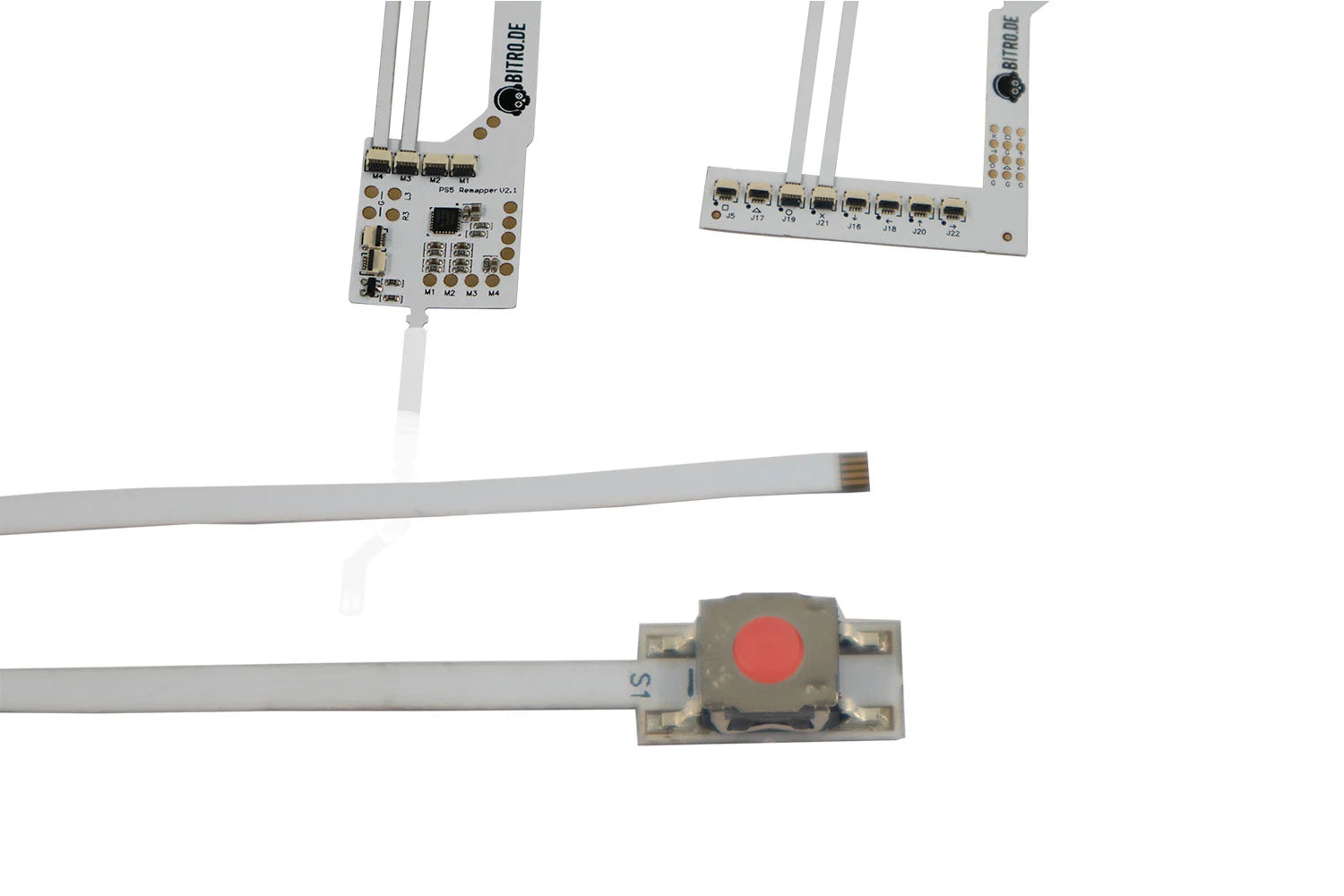 Kunststoff 300k Taster Flexkabel für Connector Remapper und Anubis Paddle