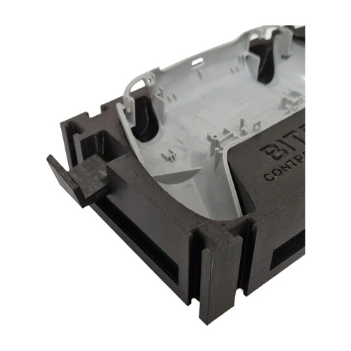 Nahaufnahme der Controller Klemme mit Quick-Release Spannhebel