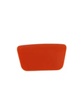 Orangefarbenes PS5 Touchpad Oberteil aus Kunststoff mit matter Oberfläche