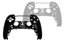 PS5 Frontgehäuse in Schwarz und Grau auf weißem Hintergrund