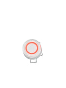 PS5 Kreis Taste Grau-Rot Ersatzbutton mit rotem Ring Symbol