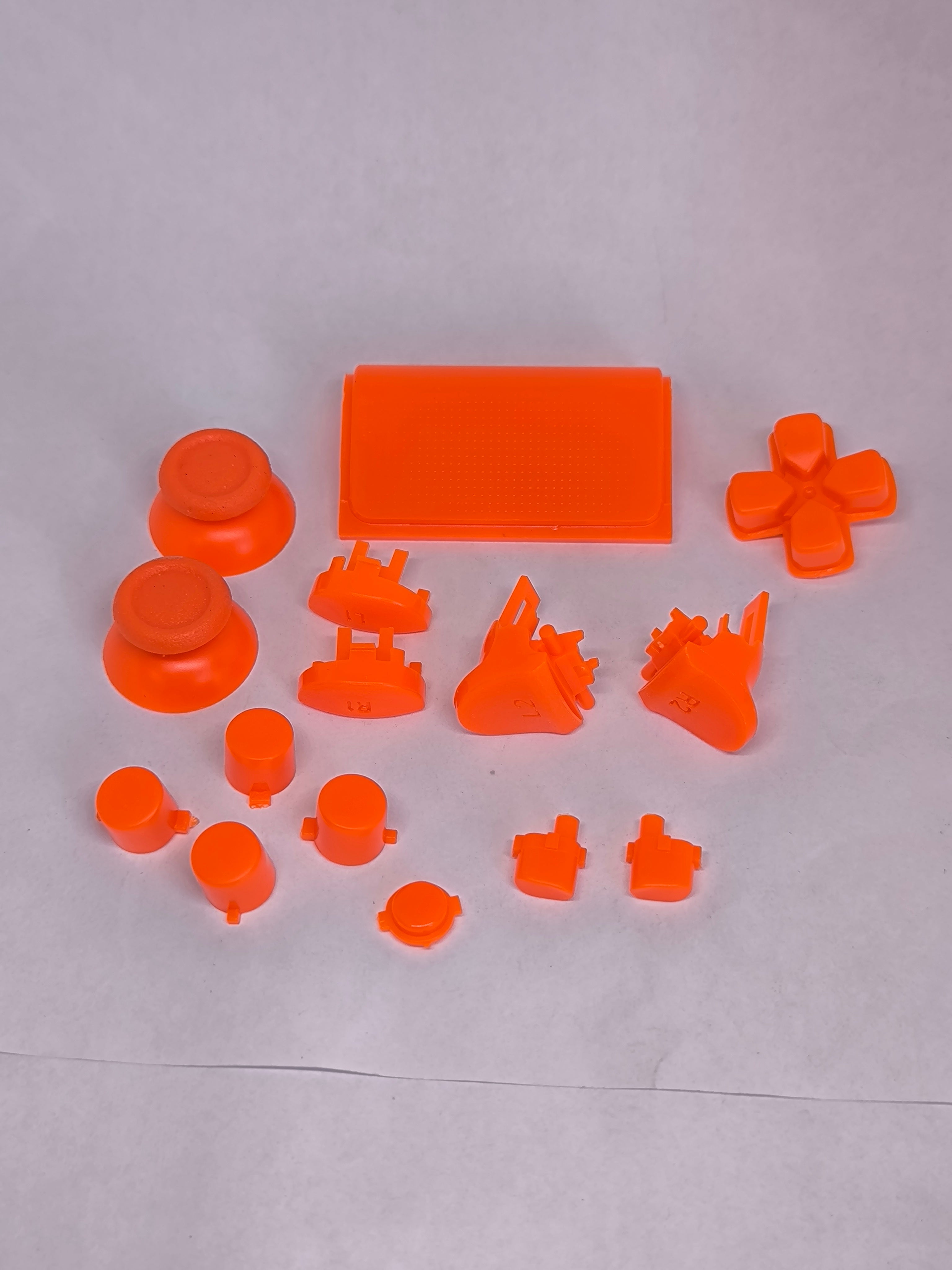 PS4 Tastenset Orange 15 teilig komplett JDM040-055