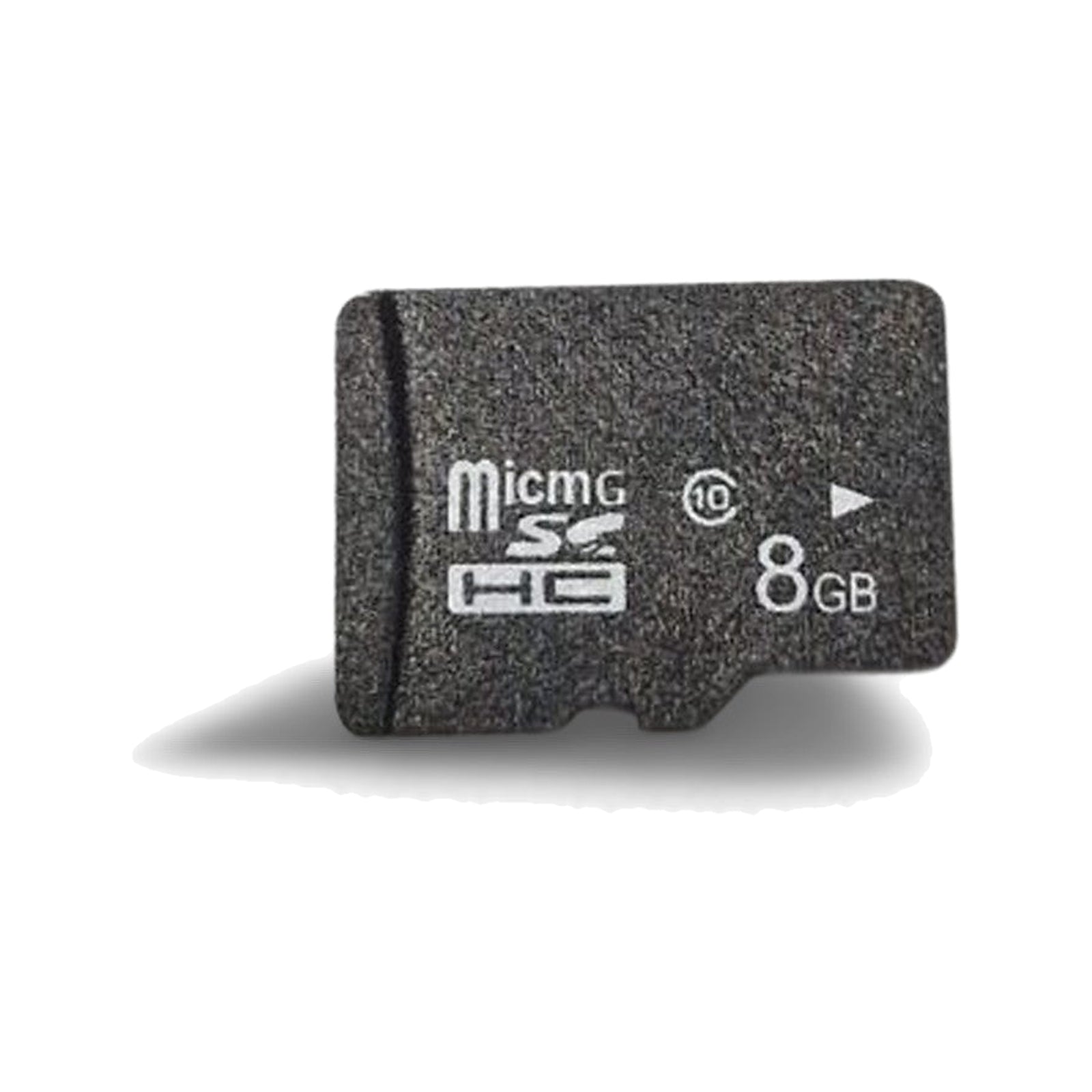 Schwarze 8GB Micro SD Karte mit matter Oberfläche