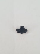 Schwarze PS5 Home Taste mit PS Logo als Ersatzteil