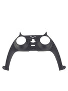 Schwarzes PS5 Mittelstück mit matter Softtouch-Oberfläche und Aussparungen für Analogsticks