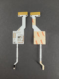 Vorder und Rückseite der flexiblen PS5 Remapper V2.6 Platine mit goldenen Lötpads