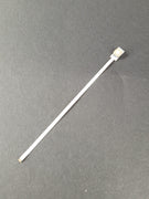 Weißes Flexkabel mit Silikon Taster und goldenen Kontaktflächen